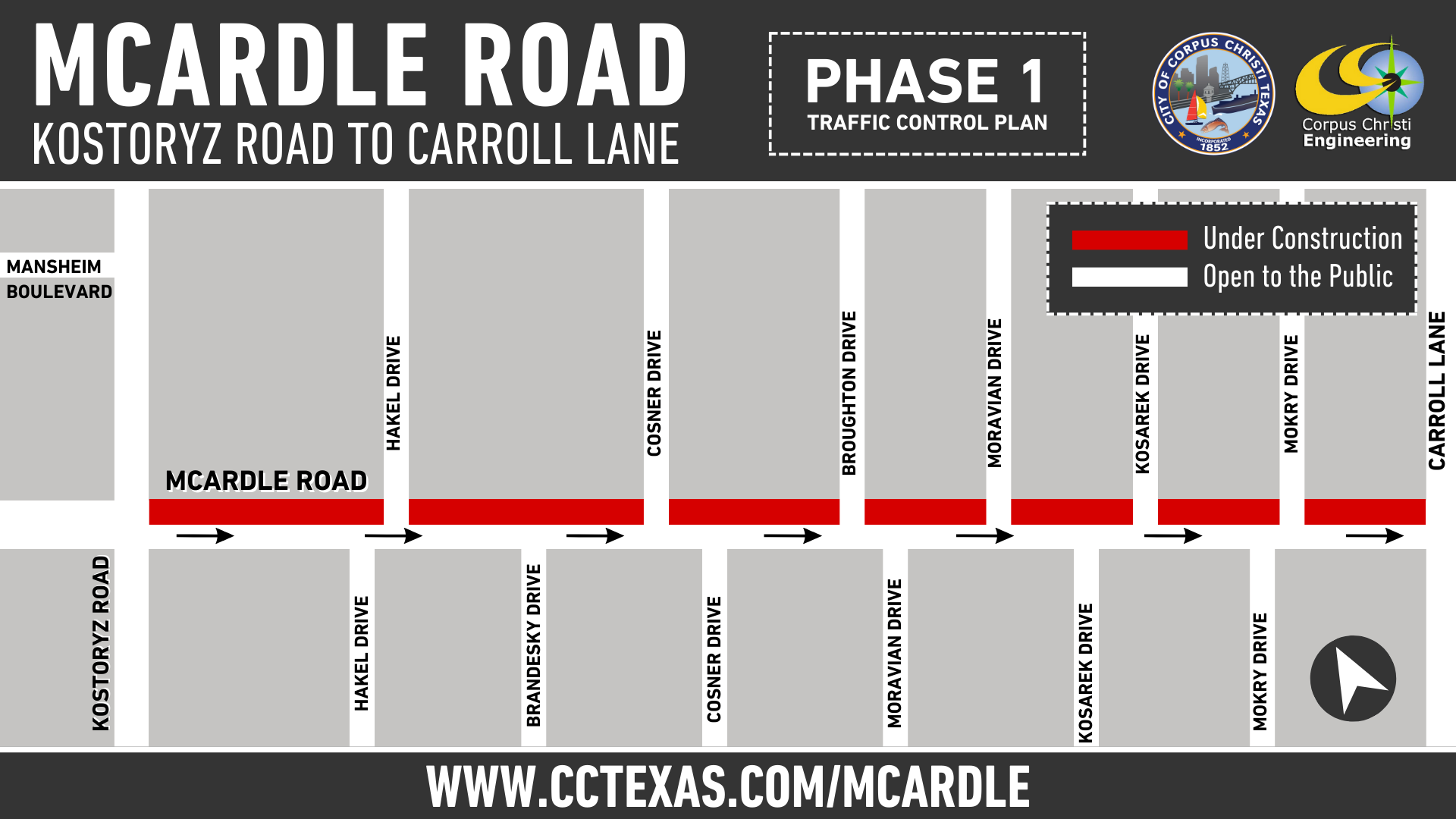 Mcardle Road: Phase 1 Traffic Control Plan