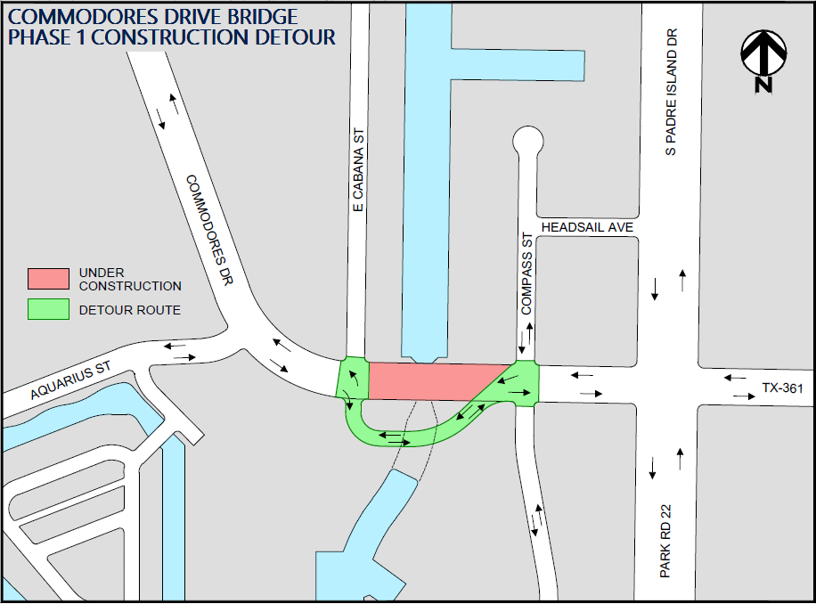 Commodores Drive Mobility Bridge Project Map