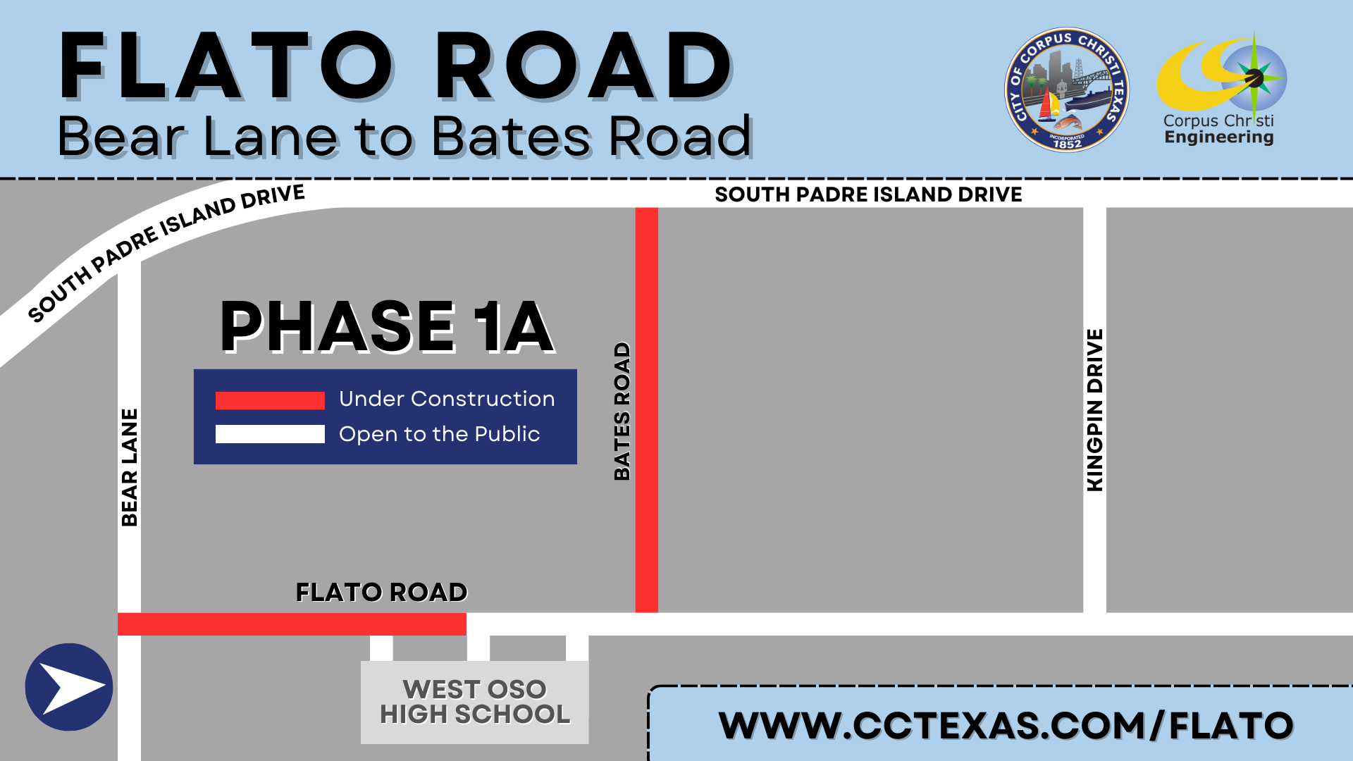 Flato Road: Bear Lane to Bates Road